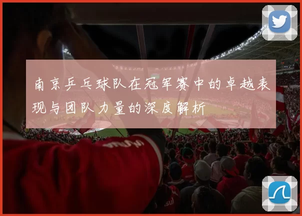 南京乒乓球队在冠军赛中的卓越表现与团队力量的深度解析