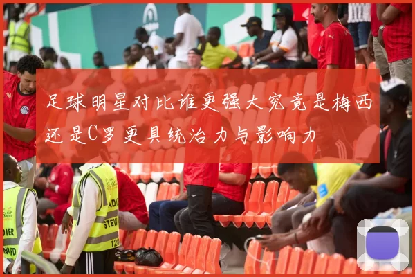 足球明星对比谁更强大究竟是梅西还是C罗更具统治力与影响力